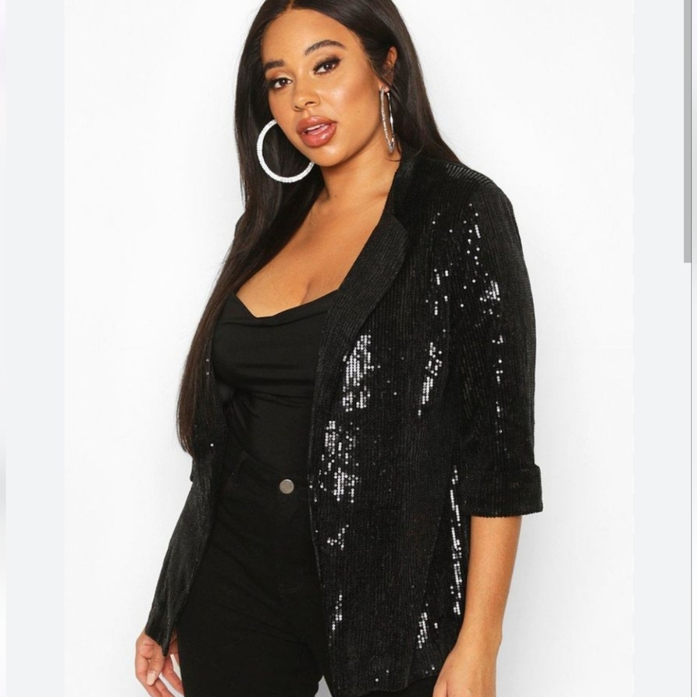 Brand new boohoo sequin blazer